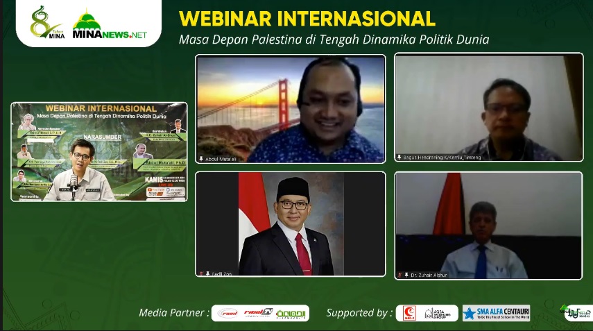 Tasyakur Milad ke-8, Kantor Berita MINA Gelar Webinar Internasional Bertema Palestina